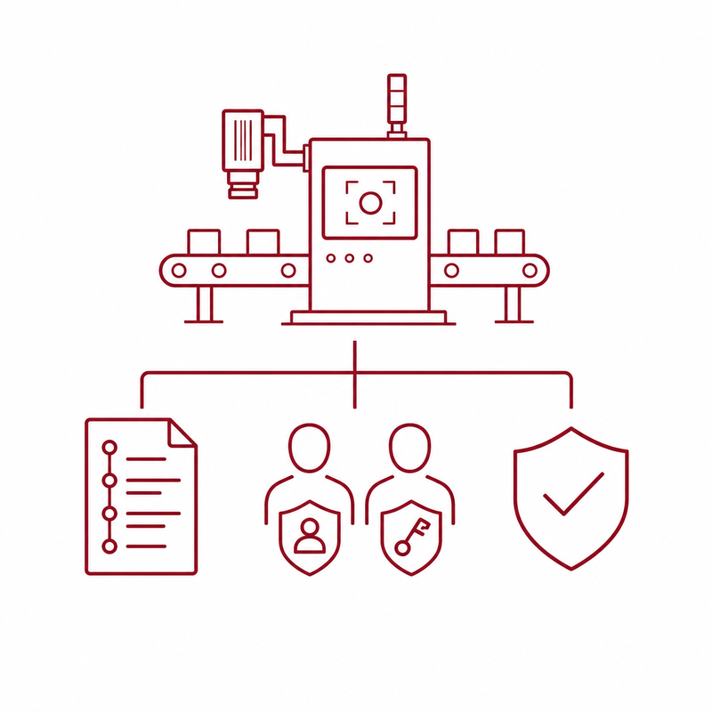[Translate to English (USA):] [Translate to Englisch:] Piktogramm Audit Trail und Benutzerverwaltung
