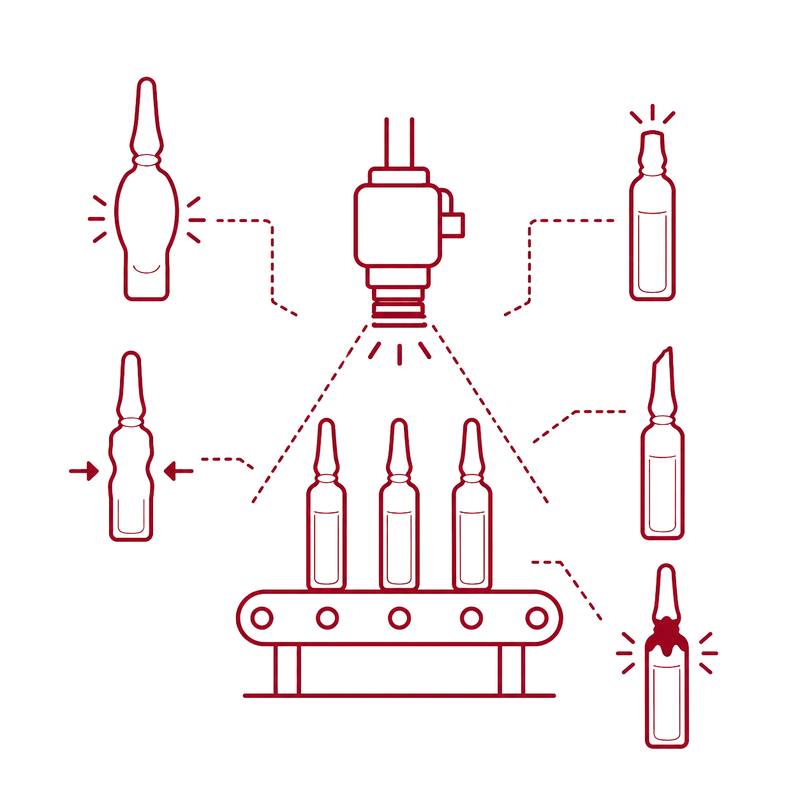 icon for Recognizing common ampoule defects