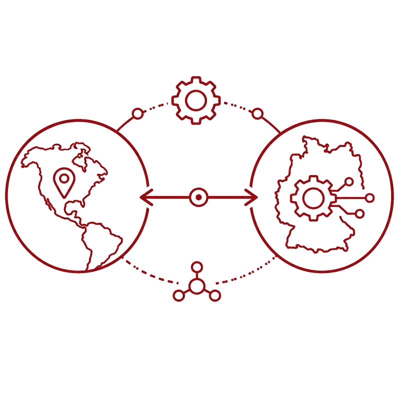 Pictogram direct connection to octum germany