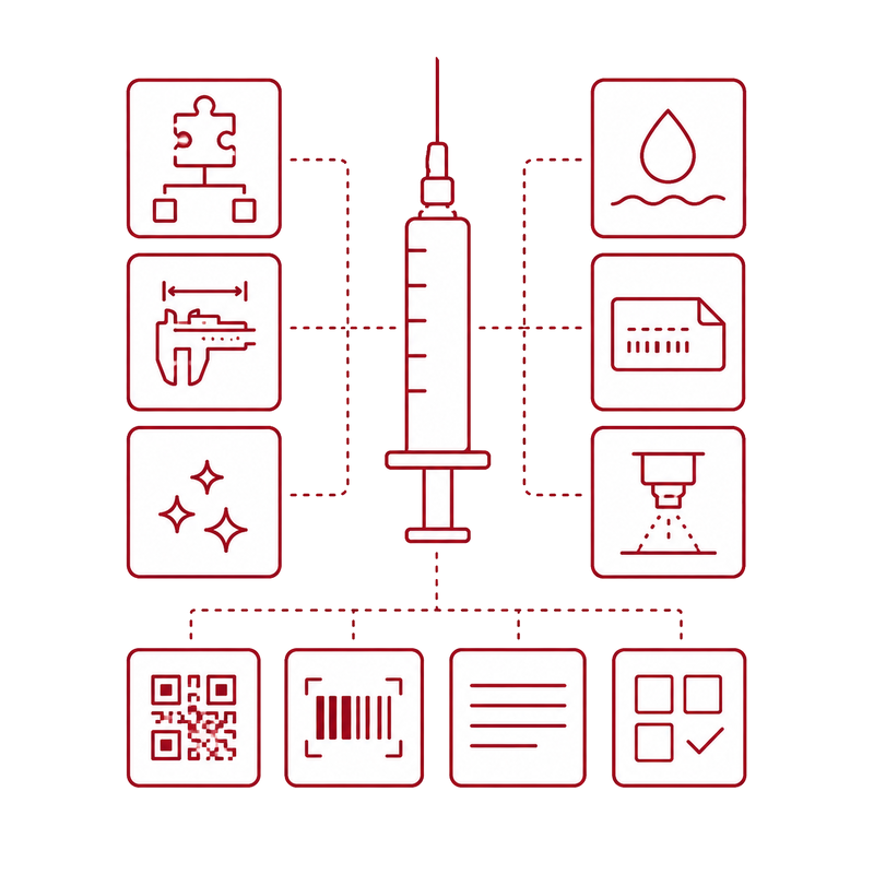 icon for modular inspection of syringes
