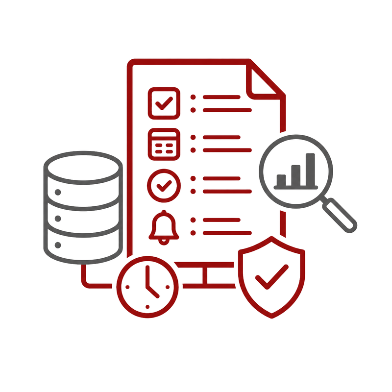 Icon representing controlled electronic records and signatures