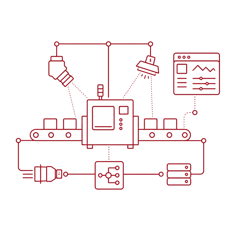 icon for integration into machines and production lines