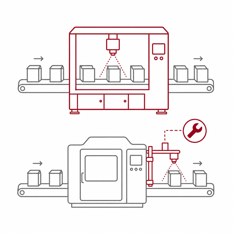 Integration of a machine vision system into a new packaging machine and retrofitting of an existing system