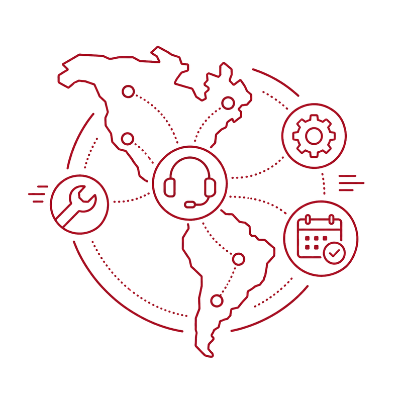 Pictogram how octum usa supports you