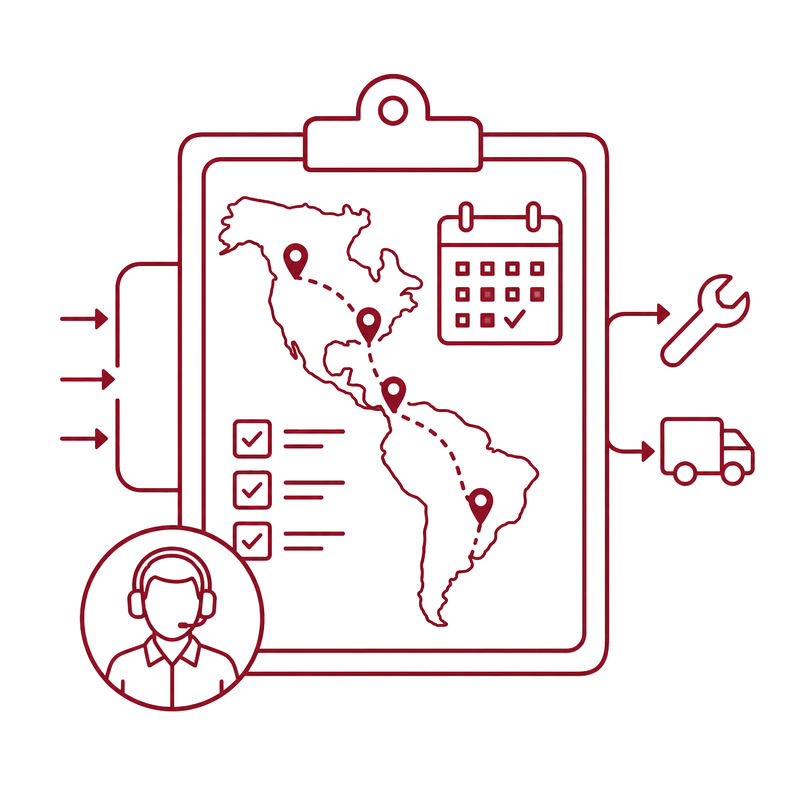 Pictogram local service coordination