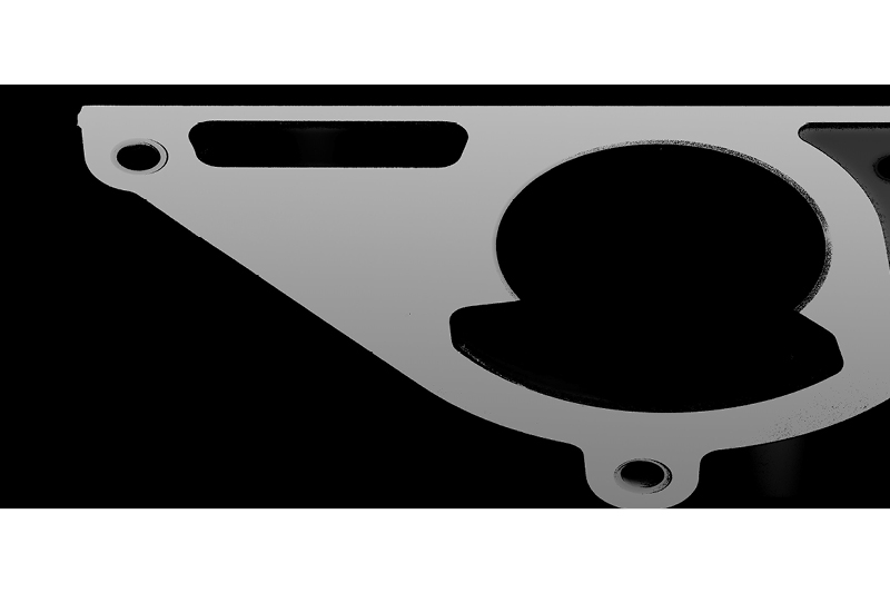 Camera image of a crankcase sealing surface for detecting surface defects