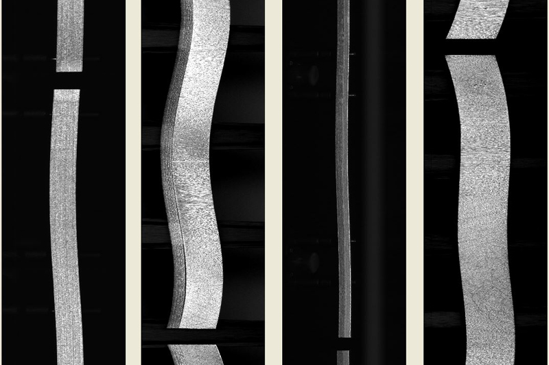 3D surface scans of piston rings for detecting scratches and material deviations
