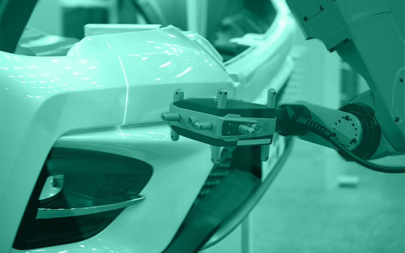 Robot-assisted optical 3D measurement of gap dimensions on a vehicle body