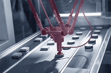 Vision-based position and quality inspection of food products on a conveyor belt