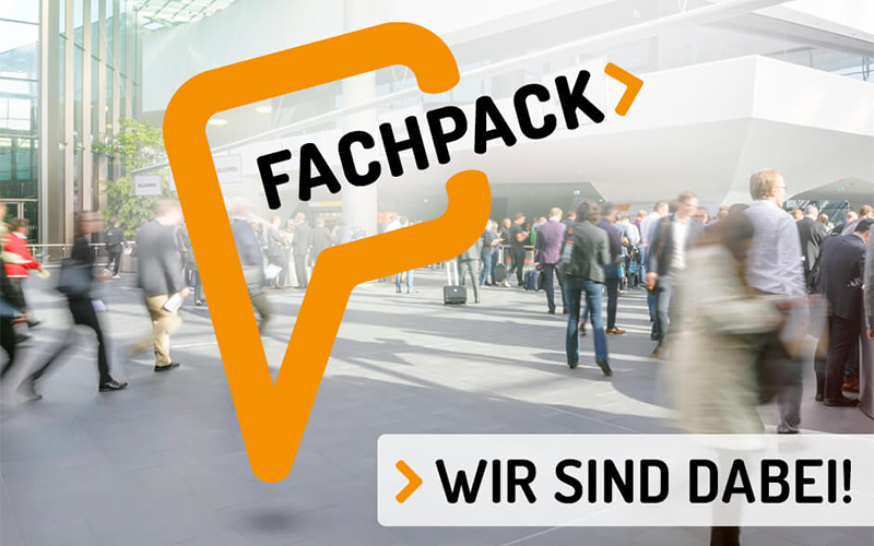 [Translate to English (USA):] Banner für die Fachpack Messe 2024 in Nürnberg